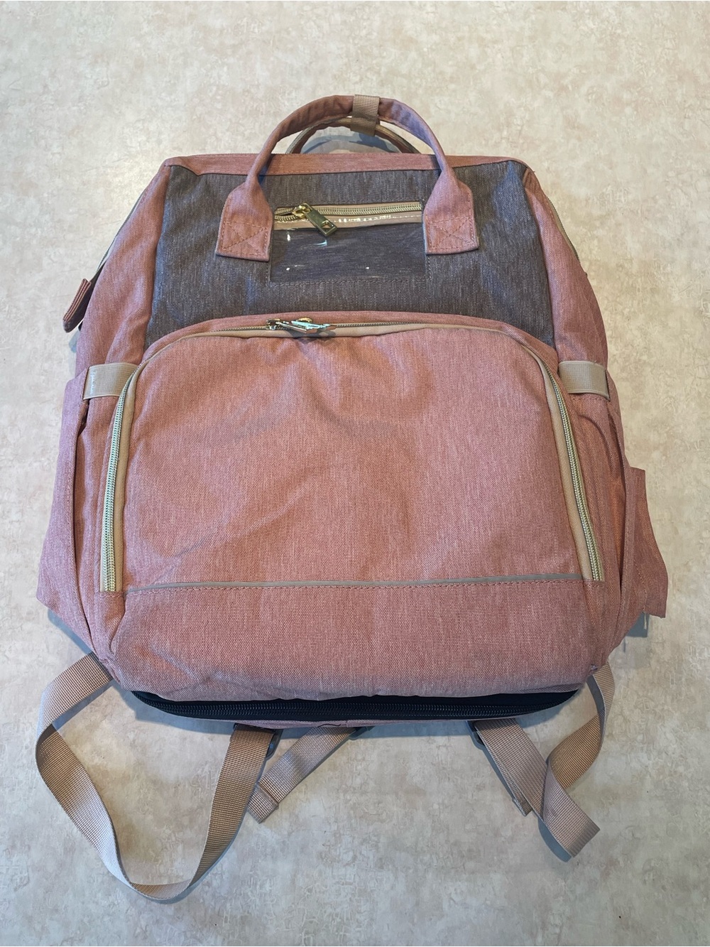Pink Multi Purpose Diaper Bag